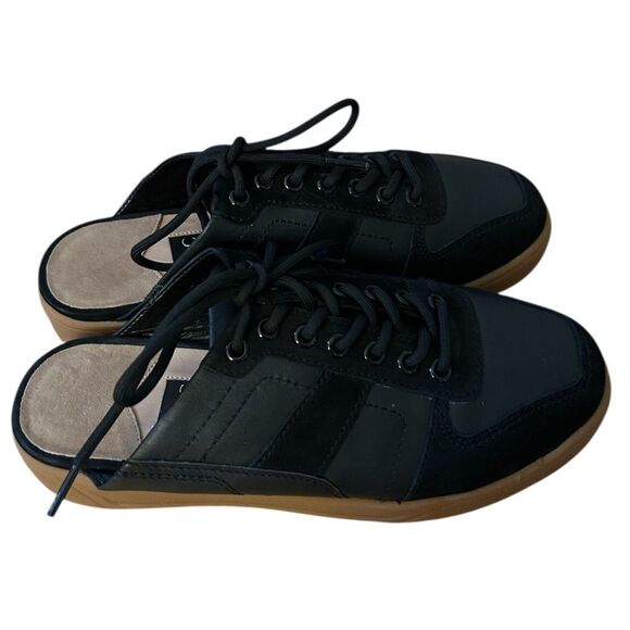 ZAC Zac Posen Ashley Women's Mule Sneaker Leather Black Size 8M New Without Tags - Picture 4 of 8